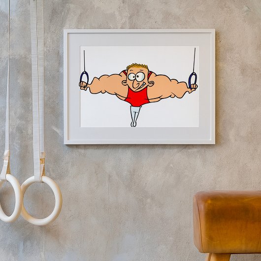 Sterk Man Gymnast Poster