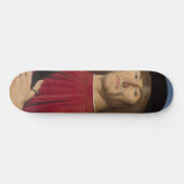 Sterk Man met een roze anjer (renaissance Art) Persoonlijk Skateboard (Horizontaal)