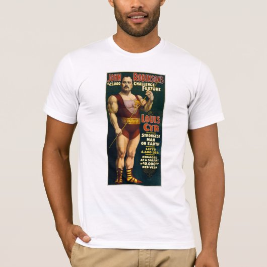 Sterk Man op aarde - sterke man T-shirt (Voorkant)