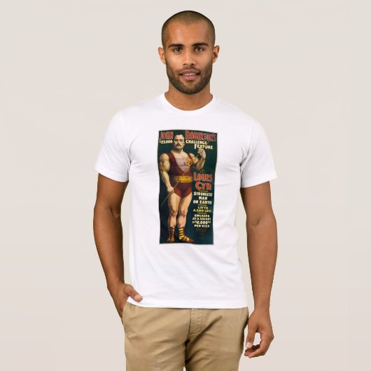 Sterk Man op aarde - sterke man T-shirt (Voorkant volledig)