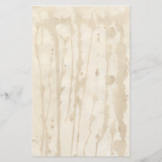 sterk met koffie bevlekt perkamentpapier briefpapier (Voorkant)