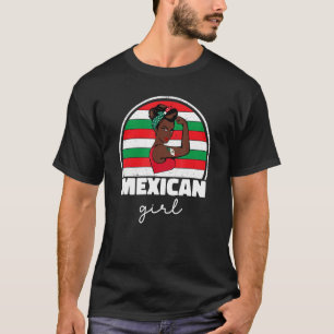 Sterk Mexicaans Meisje Voor Vrouwen Mexicana Mexic T-shirt