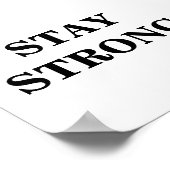 Sterk minimalistisch Poster (Hoek)