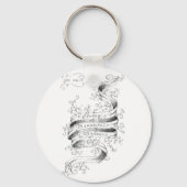 Sterk, mooi en krachtig sleutelhanger (Voorkant)