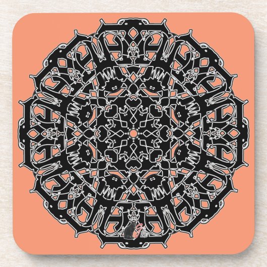 Sterk octa Glyph Dusk Onderzetter (Voorkant)