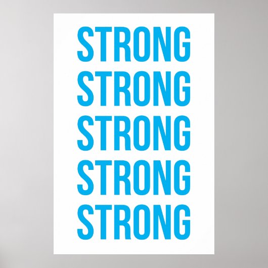 Sterk Poster (Voorkant)