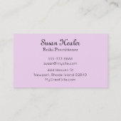 *~* Sterk roze gloedster Mandala Healer Reiki Visitekaartje (Achterkant)