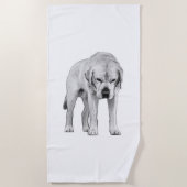 sterk silhouet strandlaken (Voorkant)