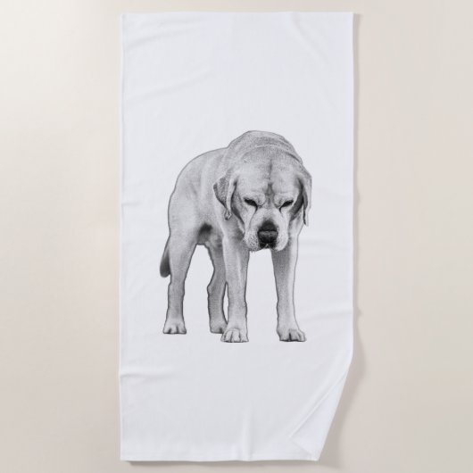 sterk silhouet strandlaken (Voorkant)