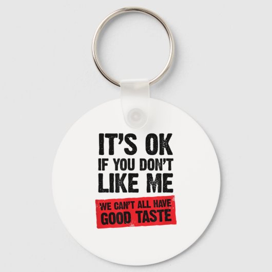 Sterk, slim, zelfverzekerd en versterker; grappig sleutelhanger (Voorkant)