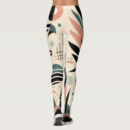 Sterk Snavel Atoom Adelaar Patroon Leggings