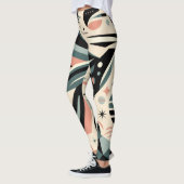 Sterk Snavel Atoom Adelaar Patroon Leggings (Links)
