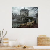 Sterk Staan Poster (Keuken)