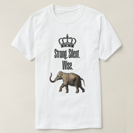 Sterk. Stil. Wijs T-shirt (Design voorkant)