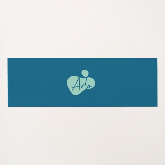 Sterk vandaag, sterker morgen gepersonaliseerd yogamat (Achterkant (horizontaal))