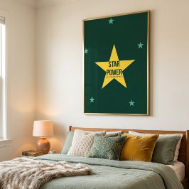 Sterk Vermogen — 90s Maximalistisch  | Retro Slaap Poster