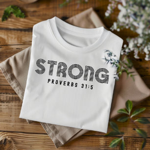 Sterk voor mannen en vrouwen Christelijk T-shirt