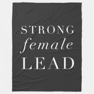 Sterk Vrouw lood   Unieke cadeau voor actrice Fleece Deken