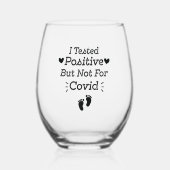 sterk wijnglas zonder voet (Voorkant)