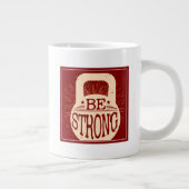 Sterk zijn grote koffiekop (Rechts)