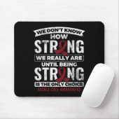 Sterk zijn is de enige keuze die sikkelcel is muismat (Met muis)