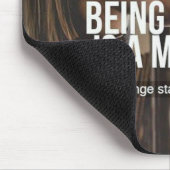 Sterk zijn is een mindset - Women's Gym Workout Muismat (Hoek)