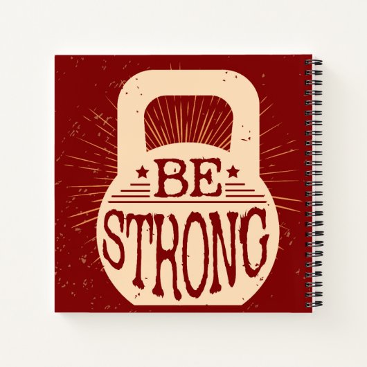 Sterk zijn notitieboek (Achterkant)