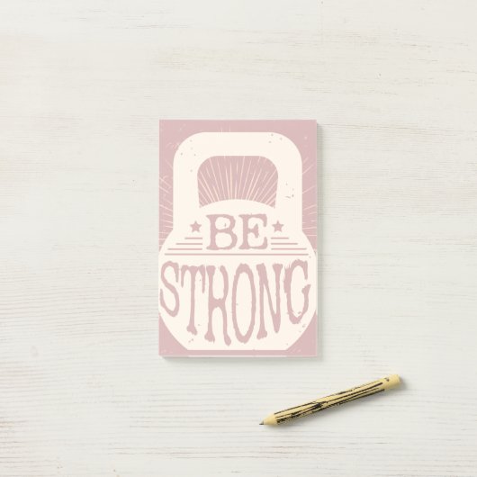 Sterk zijn post-it® notes (Op bureau)