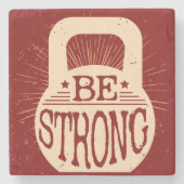 Sterk zijn stenen onderzetter (Voorkant)