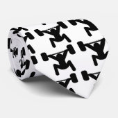 Sterk zijn stropdas (Opgerold)