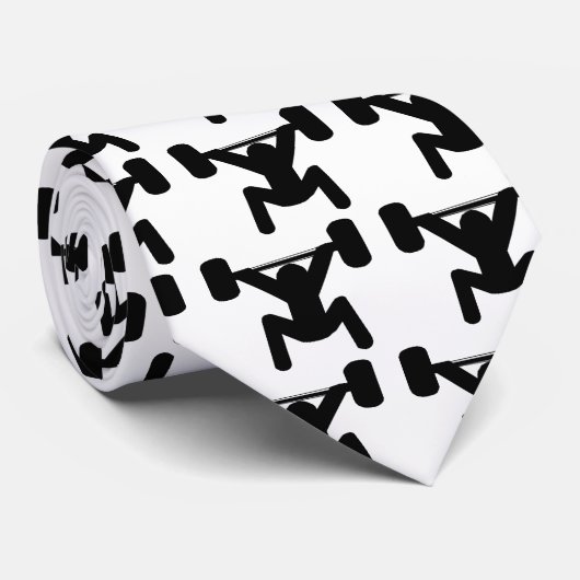 Sterk zijn stropdas (Opgerold)