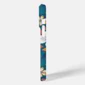 Sterk zomerbloempatroon Case-Mate iPhone case (Achterkant / Links)