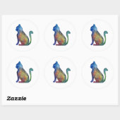Sterkat Classic Ronde Sticker, Glanzend Sticker (Vel)