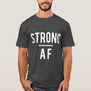 Sterke AF bij werkuitinspanningsgewichten spierlic T-shirt