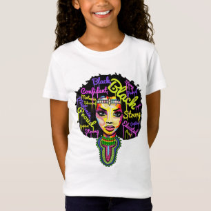 Sterke Afrikaanse koningin voor vrouwen - Trots Bl T-shirt