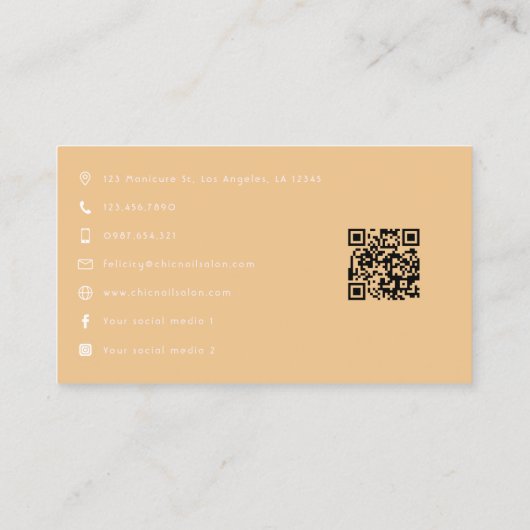 Sterke Afro Black Woman Leiderschap Ontwerp Visitekaartje (Achterkant)