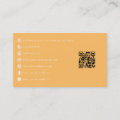 Sterke Afro-zwarte vrouw empowerment kunst Visitekaartje (Achterkant)