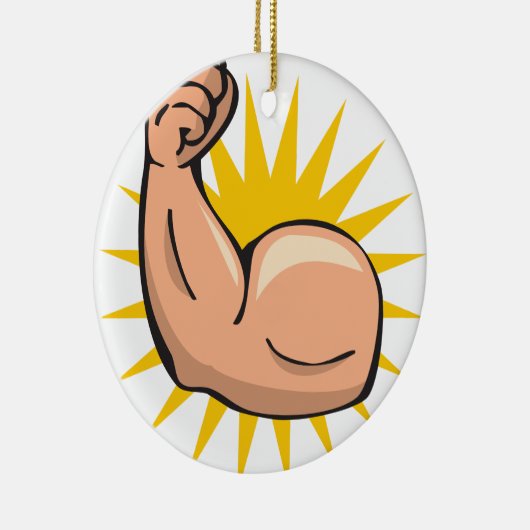 Sterke arm Flex Keramisch Ornament (Rechts)