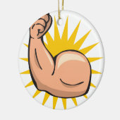 Sterke arm Flex Keramisch Ornament (Links)