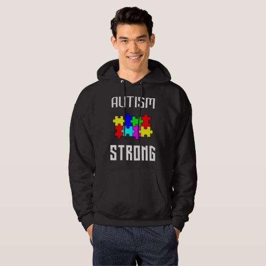 Sterke autisme hoodie (Voorkant volledig)