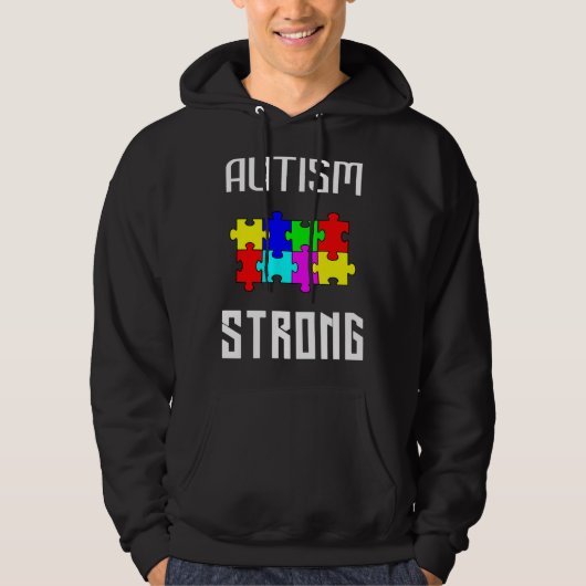 Sterke autisme hoodie (Voorkant)