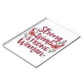 Sterke baarmoeder Sterke vrouwen Baarmoeder vrouwe Notitieboek (Linkerzijde)