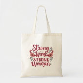 Sterke baarmoeder Sterke vrouwen Baarmoeder vrouwe Tote Bag (Voorkant)