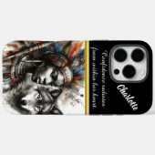 Sterke band tussen vrouw en wolf Case-Mate iPhone case (Achterkant (horizontaal))