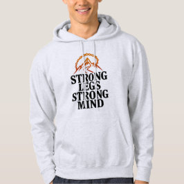 Sterke Benen Sterke Geest Fietsen Hoodie