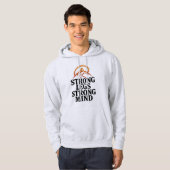 Sterke Benen Sterke Geest Fietsen Hoodie (Voorkant volledig)