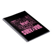 Sterke beschrijvingen kankeroverlevende notitieboek (Rechterzijde)