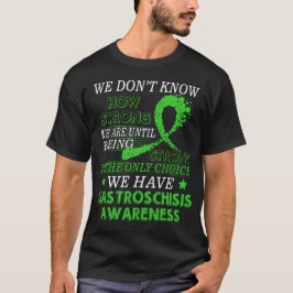 Sterke bewustwording van Gastroschisis Groen bewus T-shirt
