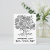 Sterke bomen, positieve beeldschermheid, kleur uw briefkaart (Staand voorkant)