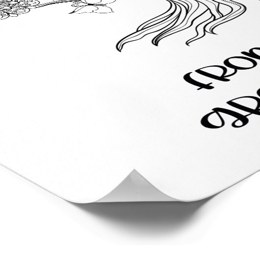 Sterke bomen, positieve beeldschermheid, kleur uw  poster (Hoek)